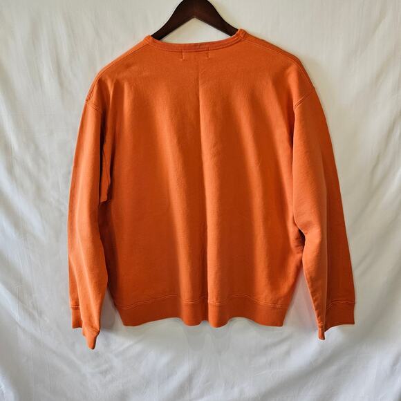Polo Ralph Lauren Orange Crewneck Sweatshirt XL - Picture 2 of 7